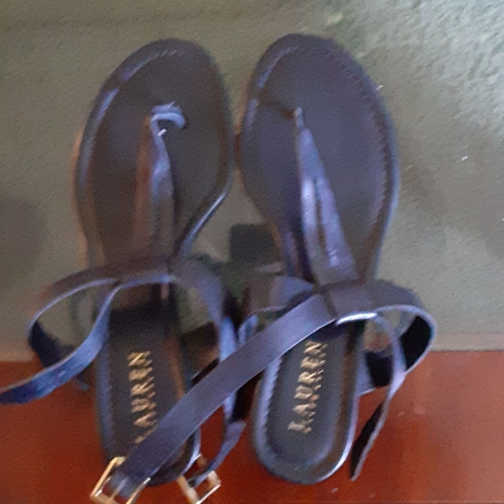New without tags Lauren wedge sandals.